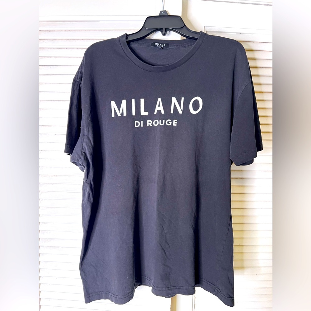 Designer Tee Shirt | Black/White | XL